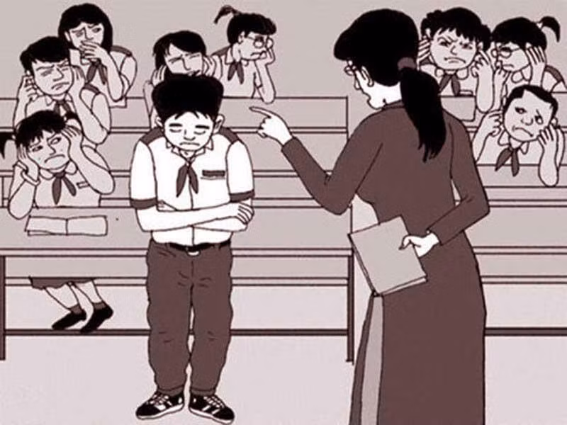 Giáo viên không được phê bình học sinh trước lớp (Ảnh minh họa: Tuổi trẻ & Xã hội) Giáo viên không được phê bình học sinh trước lớp (Ảnh minh họa: Tuổi trẻ & Xã hội)