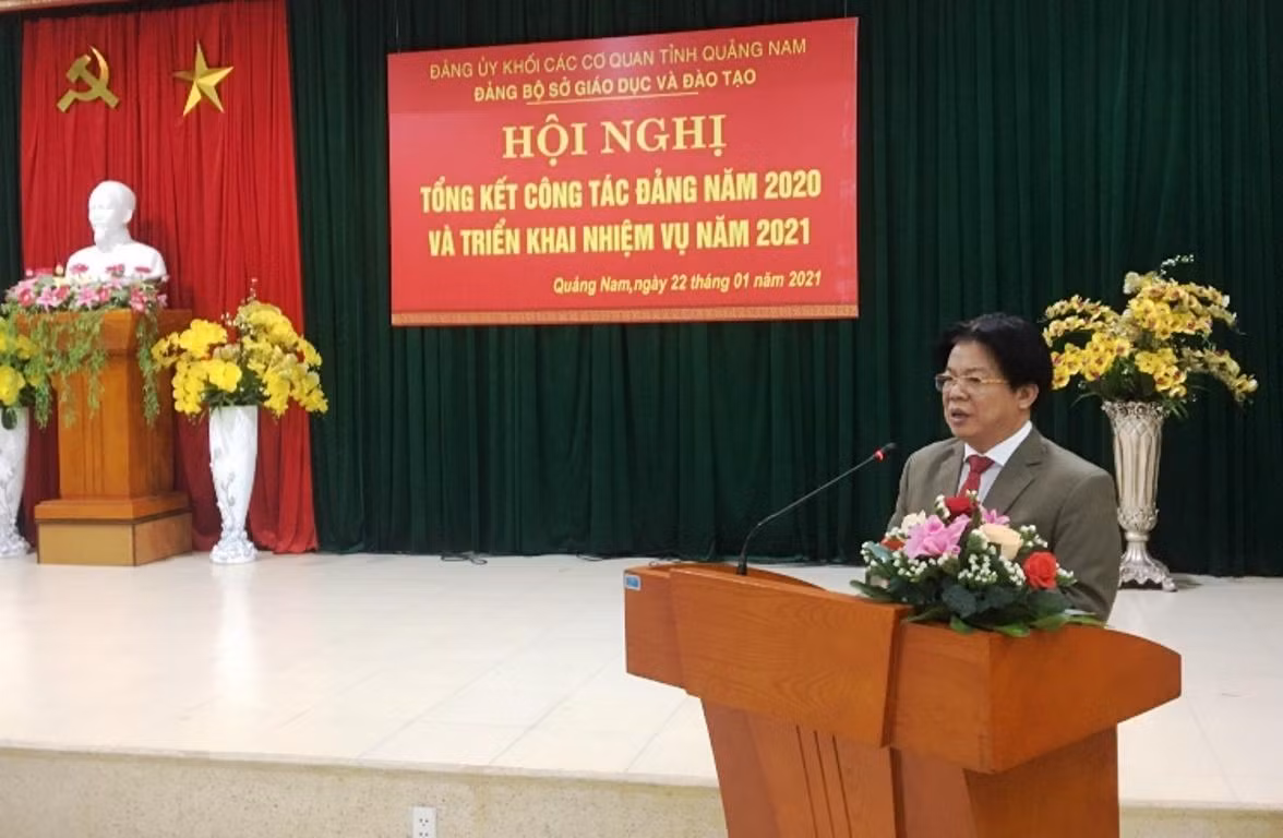 Ban thường vụ Tỉnh ủy đã giao Ủy ban kiểm tra Tỉnh ủy cũng như các cơ quan liên quan tiến hành thanh, kiểm tra đối với Sở và cá nhân Giám đốc Sở Giáo dục và Đào tạo Quảng Nam. Ảnh: AN
