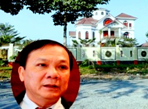 Ông Truyền và căn biệt thự trên mảnh đất rộng hàng nghìn mét vuông được cho là một phần trong khối tài sản của ông tại xã Sơn Đông, TP Bến Tre (?)