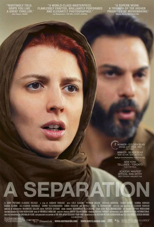 Phim nói tiếng nước ngoài xuất sắc nhất: A Separation, Iran - của Asghar Farhadi Phim nói tiếng nước ngoài xuất sắc nhất: A Separation, Iran - của Asghar Farhadi