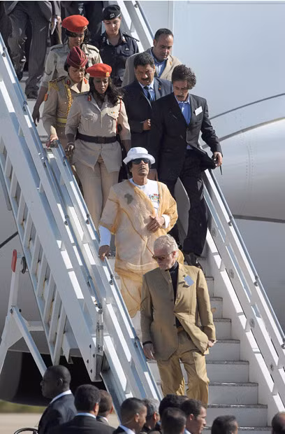 Đại tá Gaddafi và các nhà lãnh đạo quốc tế