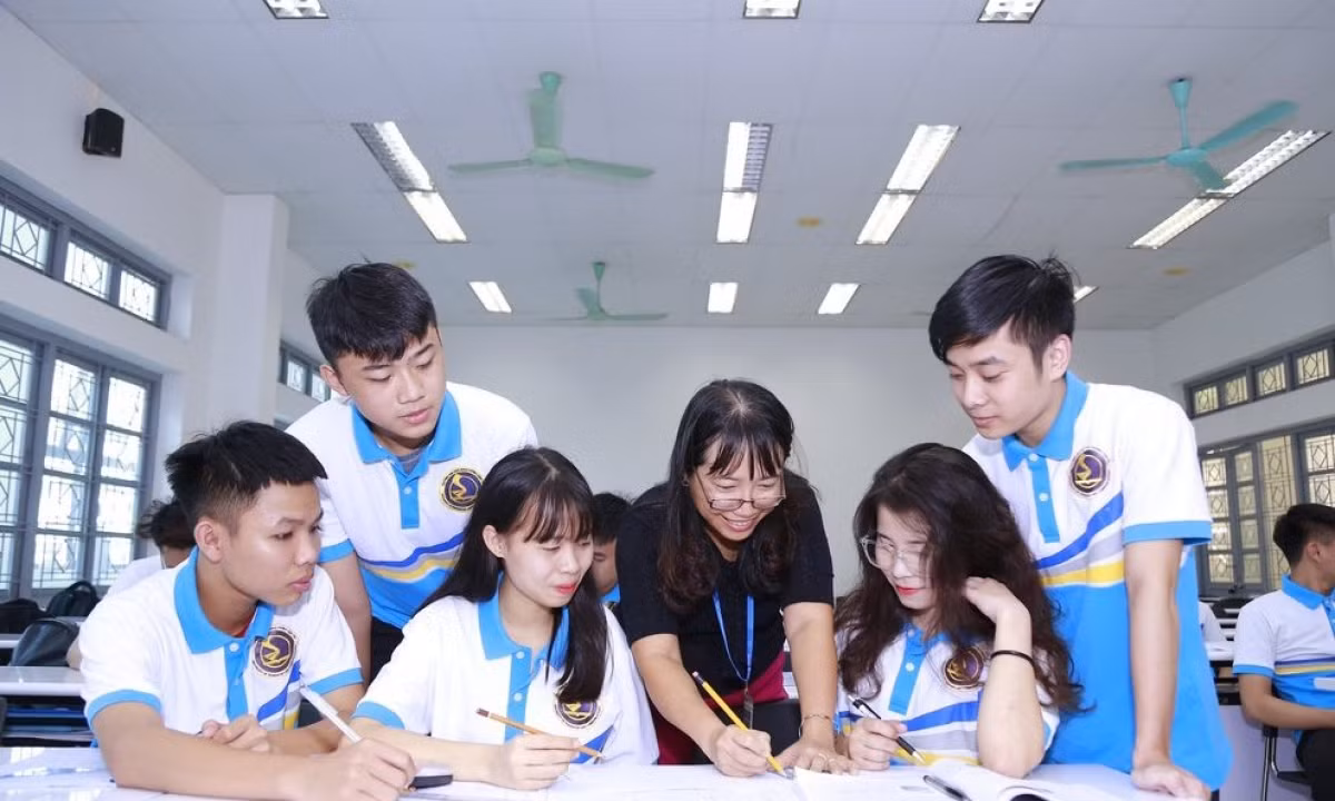 Sinh viên Trường Đại học Giao thông vận tải. Ảnh: website nhà trường Sinh viên Trường Đại học Giao thông vận tải. Ảnh: website nhà trường