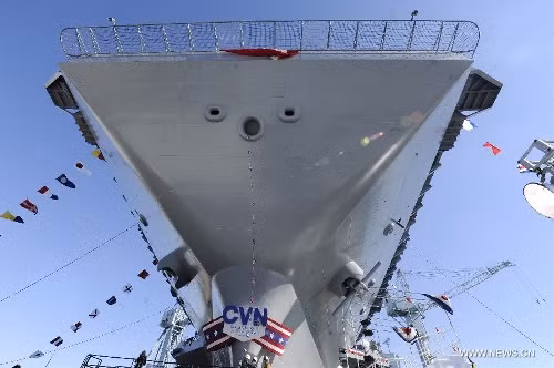 Tàu sân bay hạt nhân thế hệ mới USS Gerald R. Ford Mỹ Tàu sân bay hạt nhân thế hệ mới USS Gerald R. Ford Mỹ