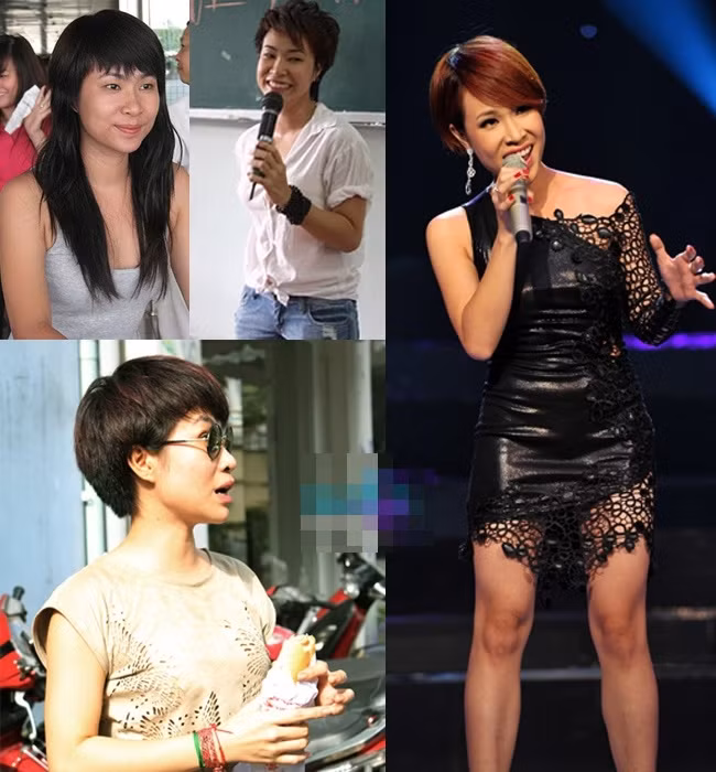 Một Uyên Linh nhợt nhạt, "bụi bặm" khác hoàn toàn so với một giọng ca ngọt ngào và gợi cảm khi bước lên sân khấu