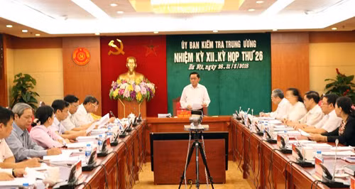 Ảnh: Trang Thông tin điện tử Ủy ban Kiểm tra Trung ương. Ảnh: Trang Thông tin điện tử Ủy ban Kiểm tra Trung ương.