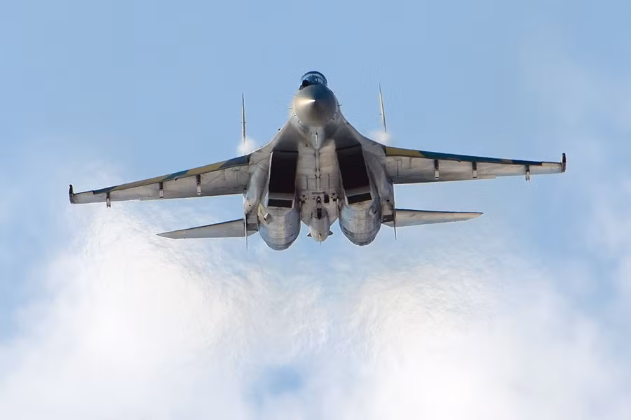Máy bay chiến đấu Su-35S Nga Máy bay chiến đấu Su-35S Nga