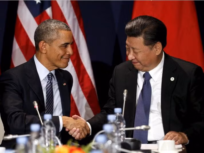 Tổng thống Mỹ Barack Obama và người đồng cấp Trung Quốc - Tập Cận Bình