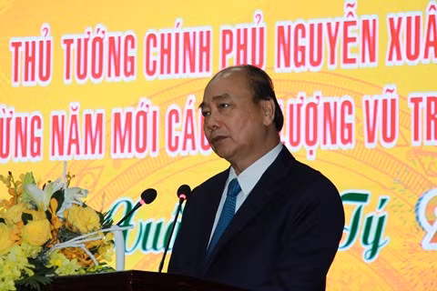 Thủ tướng phát biểu. Ảnh: VGP