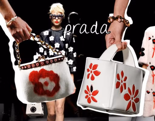 Cảm hứng Á Đông với những họa tiết len lỏi vào tận những thiết kế của Prada.