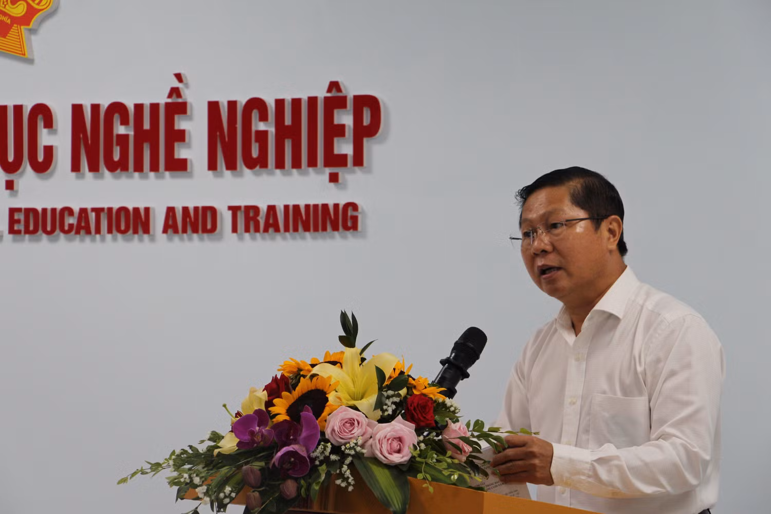 Thứ trưởng Lê Tấn Dũng phát biểu chỉ đạo tại Hội nghị. Ảnh: Ban Tổ chức