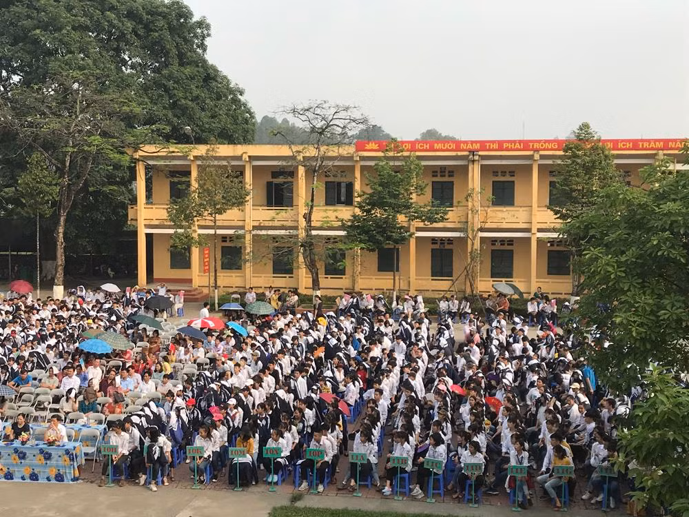 Trường Trung học phổ thông Thanh Ba, huyện Thanh Ba, tỉnh Phú Thọ. Ảnh: Tùng Dương. Trường Trung học phổ thông Thanh Ba, huyện Thanh Ba, tỉnh Phú Thọ. Ảnh: Tùng Dương.