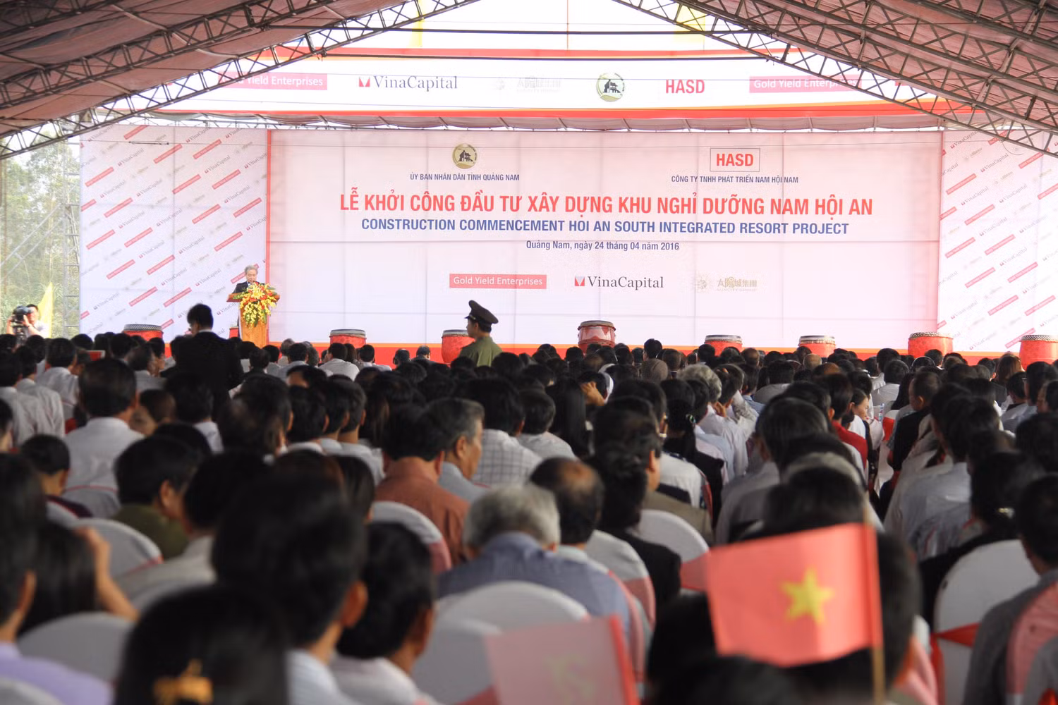 Khởi công dự án khu nghỉ dưỡng Nam Hội An. Ảnh: Hoàng Tuấn