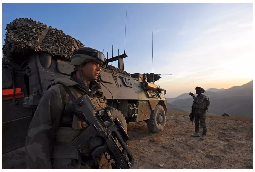 Lực lượng tác chiến của quân đội Pháp tại Afghanistan.