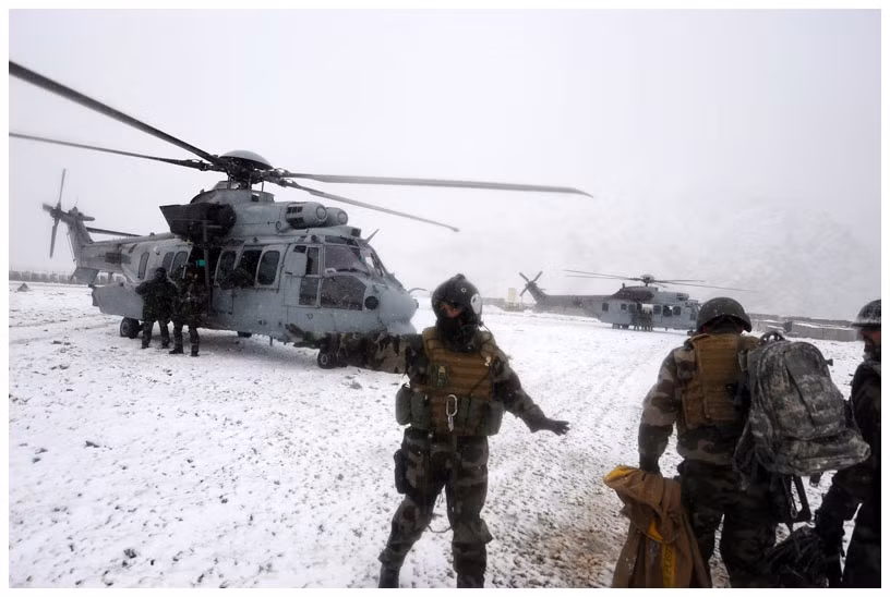 Lực lượng tác chiến của quân đội Pháp tại Afghanistan.