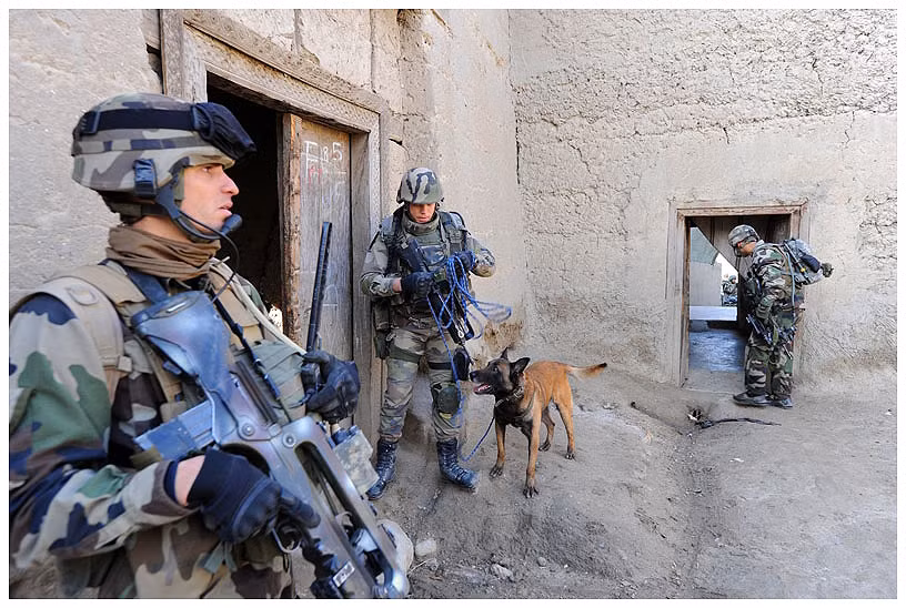 Lực lượng tác chiến của quân đội Pháp tại Afghanistan.