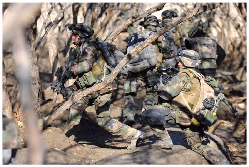 Lực lượng tác chiến của quân đội Pháp tại Afghanistan.
