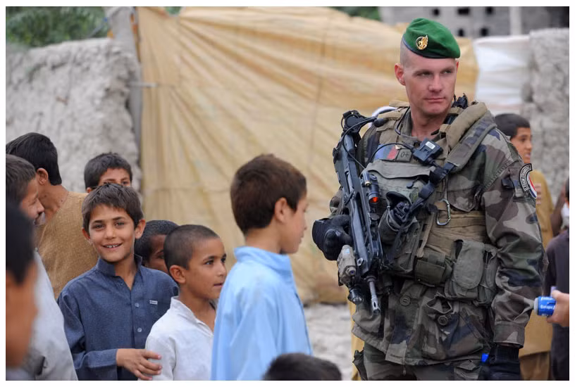 Lực lượng tác chiến của quân đội Pháp tại Afghanistan.