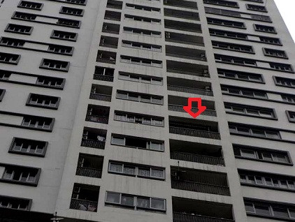 Hai mẹ con được xác định rơi từ tầng 11 tòa nhà chung cư Mipec Tower Tây Sơn. Hai mẹ con được xác định rơi từ tầng 11 tòa nhà chung cư Mipec Tower Tây Sơn.
