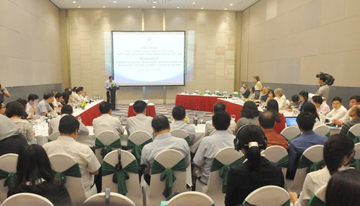 Quang cảnh buổi hội thảo. Ảnh: moh.gov.vn Quang cảnh buổi hội thảo. Ảnh: moh.gov.vn