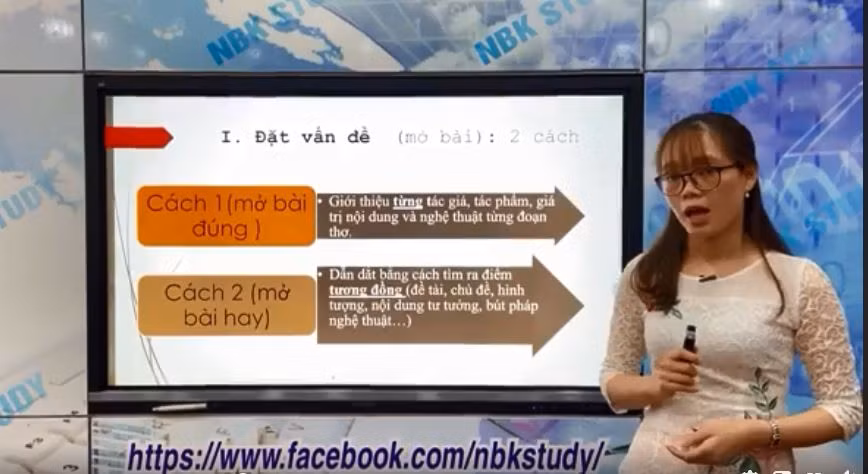 Thầy cô trường tư không có hỗ trợ tiền lương như các giáo viên trường công vì thế sống phụ thuộc vào nguồn thu từ tiền học phí (ảnh minh họa - chụp màm hình từ tiết học online của trường Nguyễn Bỉnh Khiêm, Hà Nội).