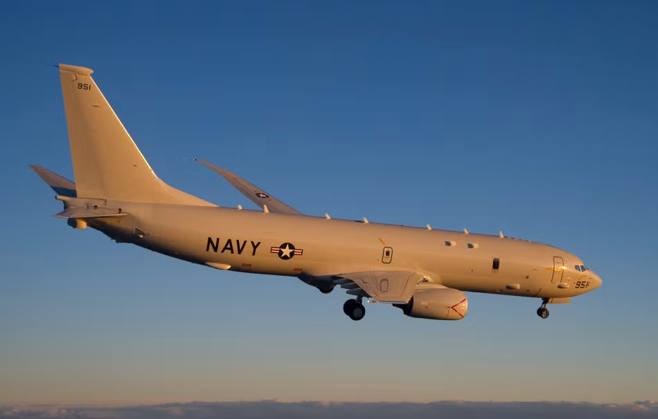 Máy bay tuần tra săn ngầm P-8 Poseidon, Hải quân Mỹ (ảnh minh họa)