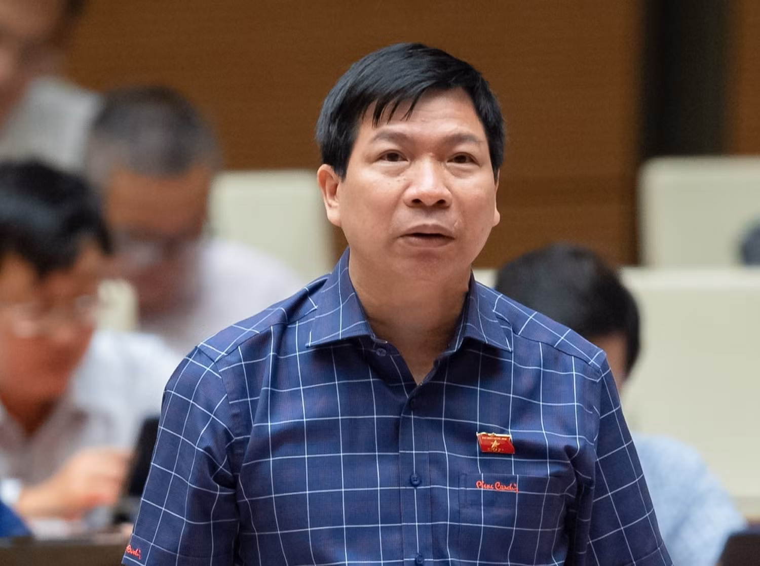 Đại biểu Quốc hội Trần Văn Thức - Đoàn Đại biểu Quốc hội tỉnh Thanh Hóa, nguyên Hiệu trưởng Trường Đại học Văn hóa, Thể thao và Du lịch tỉnh Thanh Hóa. Ảnh: NVCC.