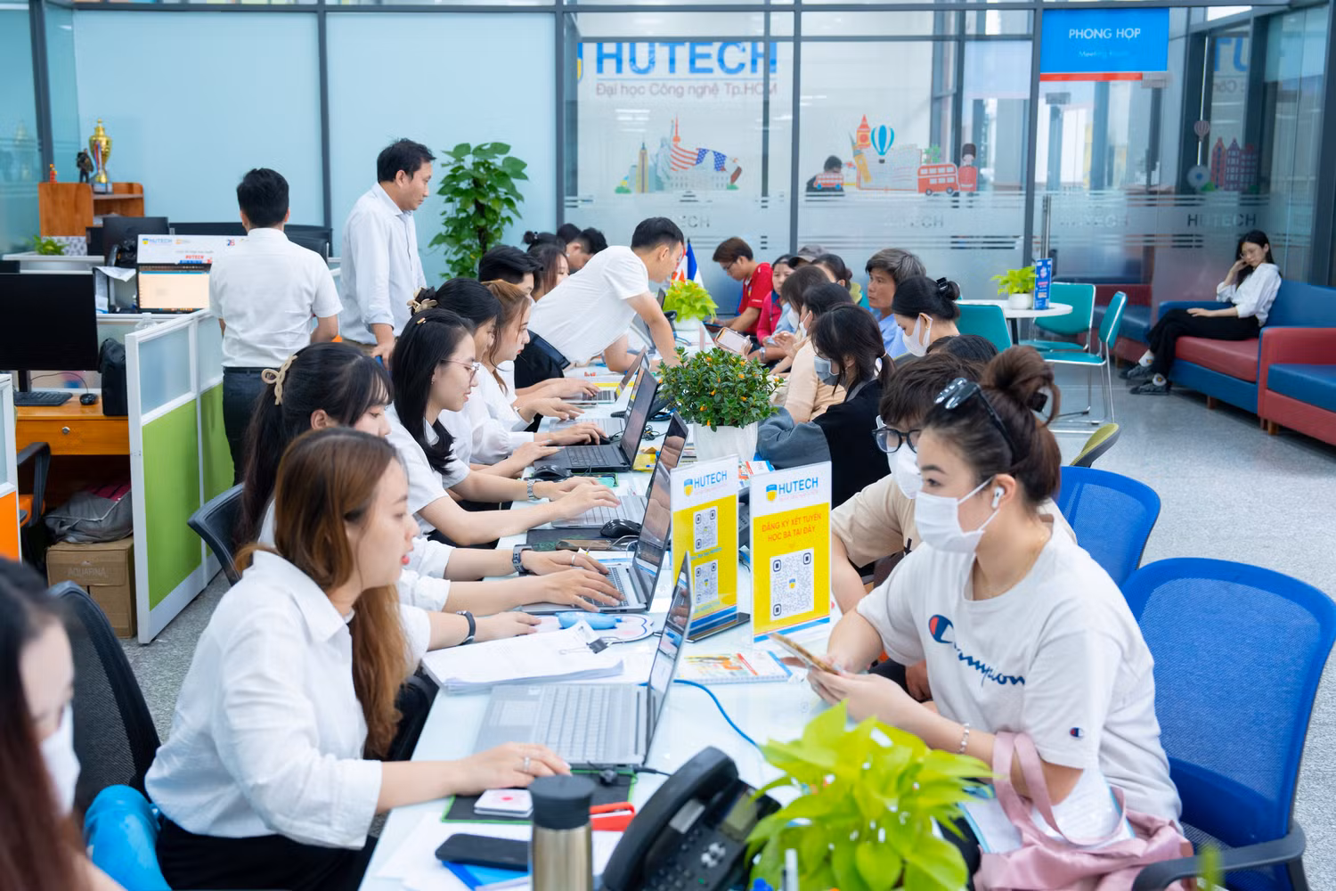 Chỉ tiêu tuyển sinh tăng dần hằng năm. Ảnh: NTCC. Chỉ tiêu tuyển sinh tăng dần hằng năm. Ảnh: NTCC.