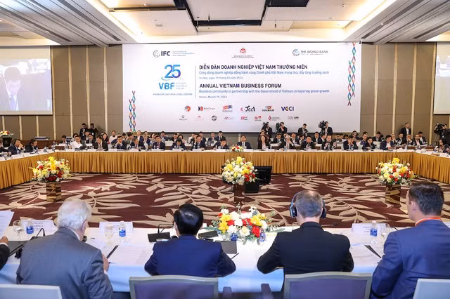 Quang cảnh Diễn đàn Doanh nghiệp Việt Nam. Ảnh: VGP. Quang cảnh Diễn đàn Doanh nghiệp Việt Nam. Ảnh: VGP.