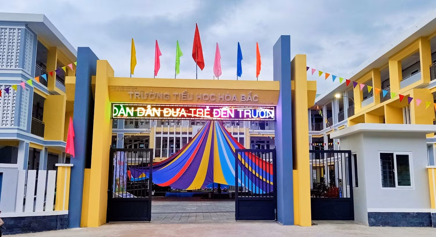Trường Tiểu học Hòa Bắc. Ảnh: Page trường. Trường Tiểu học Hòa Bắc. Ảnh: Page trường.