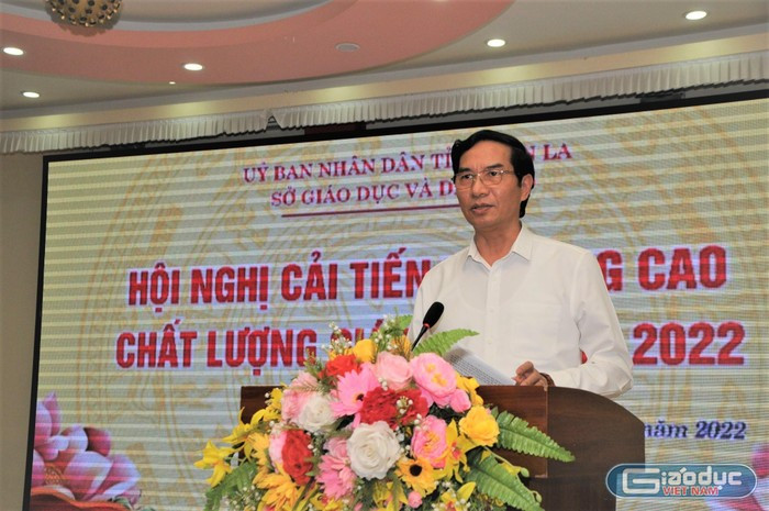 Ông Nguyễn Huy Hoàng - Giám đốc Sở Giáo dục và Đào tạo tỉnh Sơn La. .Ảnh: Lại Cường. Ông Nguyễn Huy Hoàng - Giám đốc Sở Giáo dục và Đào tạo tỉnh Sơn La. .Ảnh: Lại Cường.