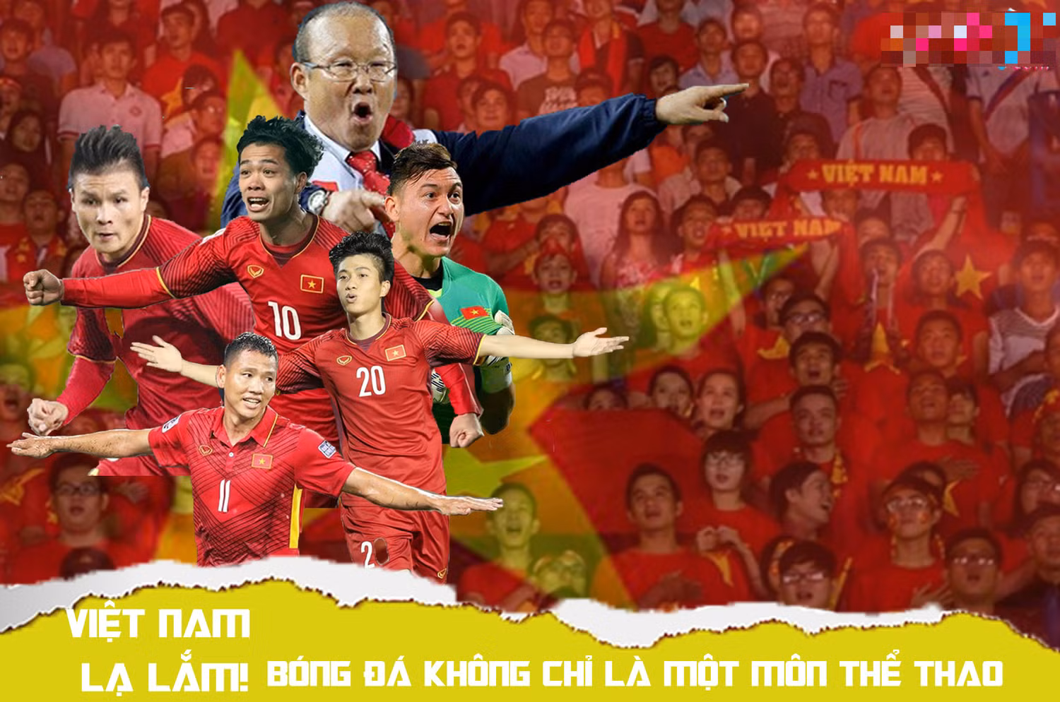 Bóng đá ở Việt Nam giờ đây không chỉ là một môn thể thao. (Ảnh: chưa rõ nguồn).