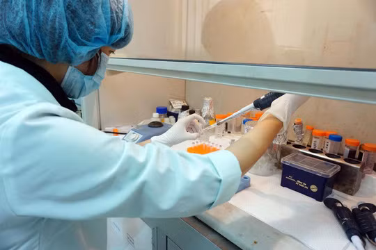 Việt Nam đã sản xuất thành công vắc xin "3 trong 1" (Ảnh: NLĐ)