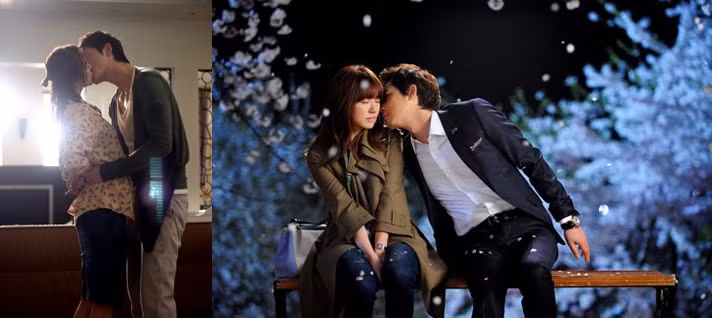 18. Phim "Lie to me" (2011): Nụ hôn cola và nụ hôn lãng mạn dưới tán cây anh đào là những cảnh không thể nào quên trong phim. 18. Phim "Lie to me" (2011): Nụ hôn cola và nụ hôn lãng mạn dưới tán cây anh đào là những cảnh không thể nào quên trong phim.