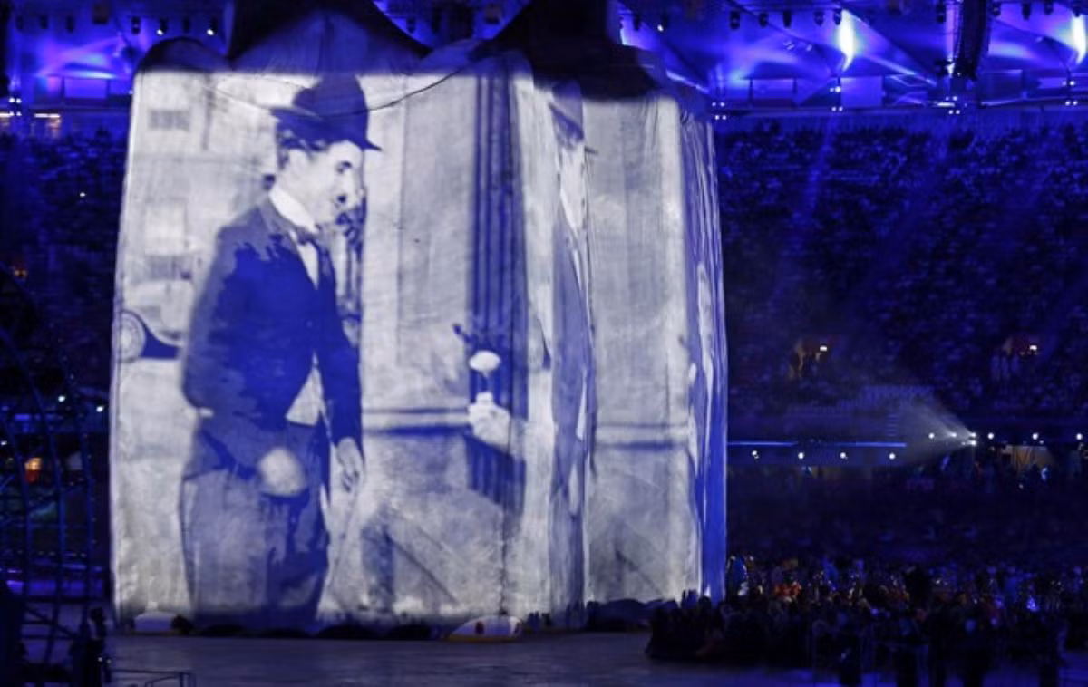 Hình ảnh diễn viên huyền thoại Charlie Chaplin.