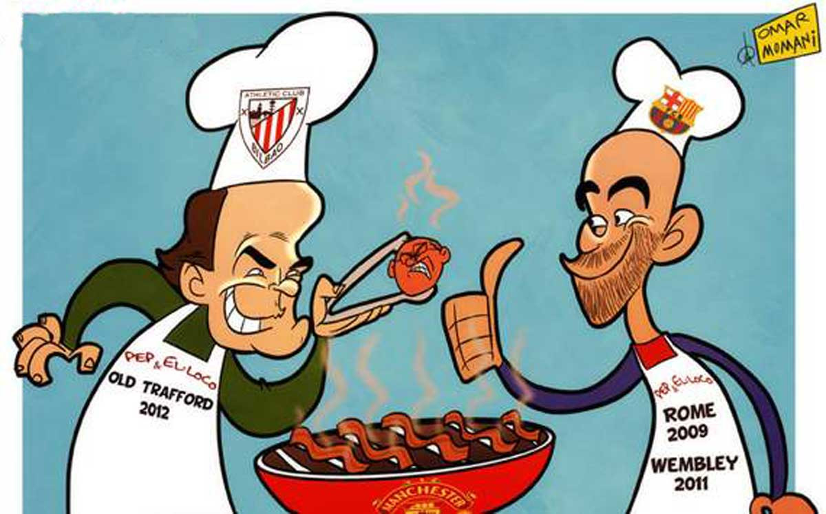 Athletic Bilbao chứng tỏ họ không phải là kẻ khôn nhà dại chợ khi cho MU phơi áo 2-3 tại Old Trafford. Nhưng điều khiến người ta thắc mắc là vì sao Marcelo Bielsa lại có thể dẫn một đội quân chỉ ở mức trung bình - khá như thế rời nước Anh với thắng lợi? Câu trả lời có lẽ là Pep Guardiola, người đã hiến kế để Bielsa đánh bại MU từ kinh nghiệm thắng trong các trận chung kết Champions League của mình Athletic Bilbao chứng tỏ họ không phải là kẻ khôn nhà dại chợ khi cho MU phơi áo 2-3 tại Old Trafford. Nhưng điều khiến người ta thắc mắc là vì sao Marcelo Bielsa lại có thể dẫn một đội quân chỉ ở mức trung bình - khá như thế rời nước Anh với thắng lợi? Câu trả lời có lẽ là Pep Guardiola, người đã hiến kế để Bielsa đánh bại MU từ kinh nghiệm thắng trong các trận chung kết Champions League của mình
