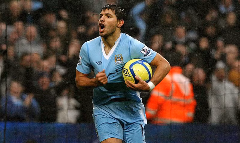 Aguero đã có bàn thứ 6 trong 7 trận gần nhất tại Etihad