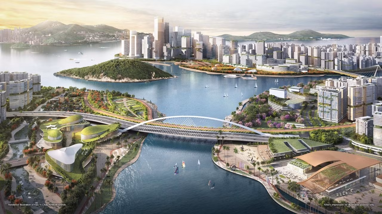 Phối cảnh đảo nhân tạo đang được lên kế hoạch triển khai tại Hongkong. Nguồn HK Government.jpg