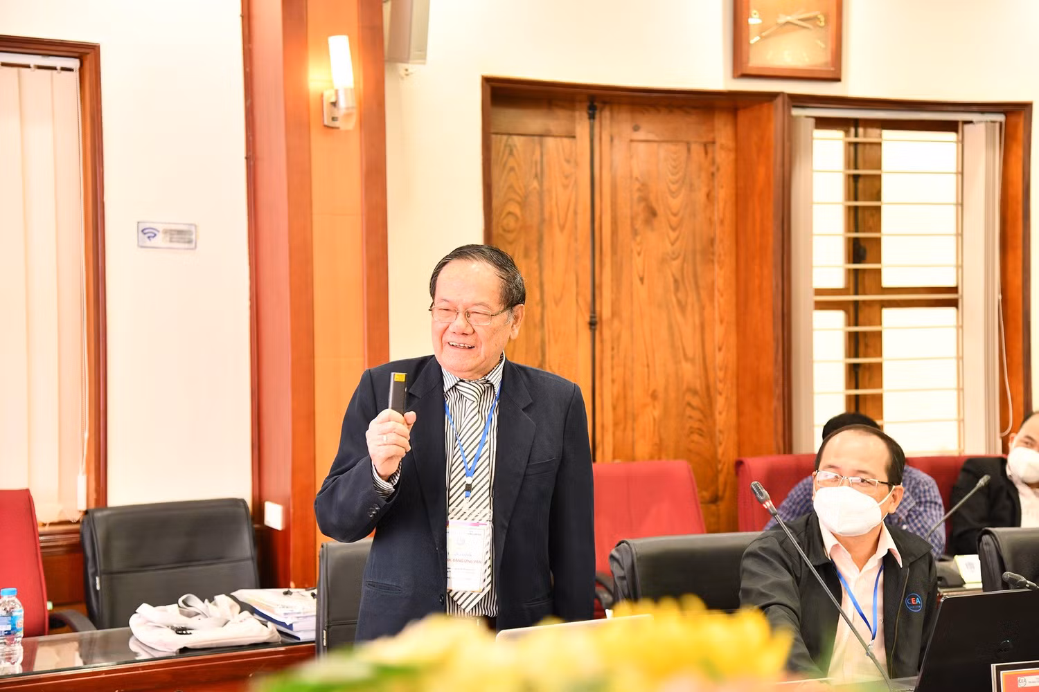 GS.TSKH Đặng Ứng Vận Trưởng đoàn Đánh giá ngoài trình bày báo cáo sơ bộ. GS.TSKH Đặng Ứng Vận Trưởng đoàn Đánh giá ngoài trình bày báo cáo sơ bộ.