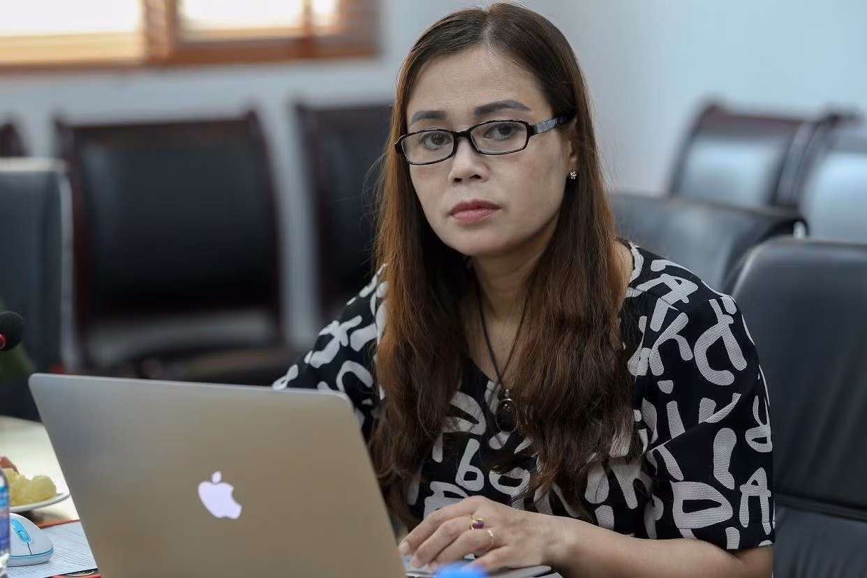 Cô Nguyễn Thị Kim Anh - giáo viên Ngữ văn, Trường Trung học phổ thông Phan Huy Chú, Hà Nội (ảnh: NVCC)