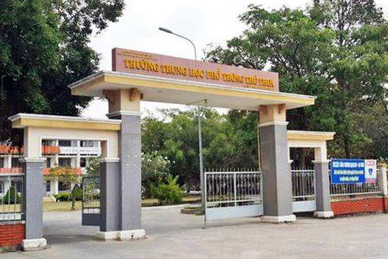 Trường Trung học phổ thông Thủ Thừa. (Ảnh: H.L)
