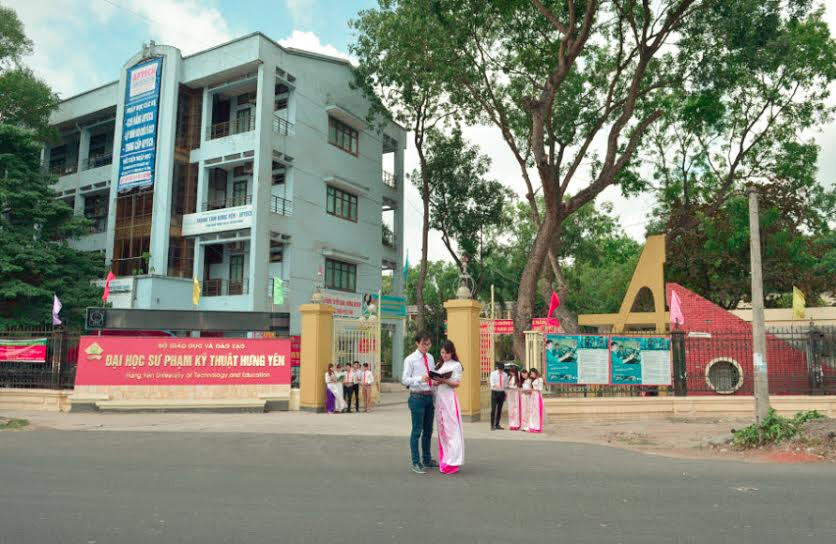 Trụ sở trường Đại học Sư phạm kỹ thuật Hưng Yên. Ảnh tư liệu của trường Đại học Sư phạm Kỹ thuật Hưng Yên.