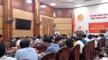 Toàn cảnh buổi họp báo quý III năm 2018. Ảnh của Xuân Quang.