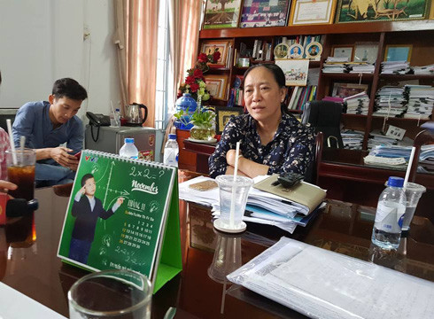 Bà Nguyễn Thị Minh Giang, Giám đốc Sở giáo dục và Đào tạo Kiên Giang tại buổi gặp (ảnh: P.L) Bà Nguyễn Thị Minh Giang, Giám đốc Sở giáo dục và Đào tạo Kiên Giang tại buổi gặp (ảnh: P.L)