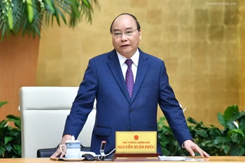 Thủ tướng Nguyễn Xuân Phúc. Ảnh: VGP Thủ tướng Nguyễn Xuân Phúc. Ảnh: VGP