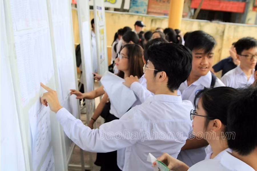 Điểm chuẩn tuyển sinh vào lớp 10 tại Hải Phòng, cao nhất là 50 điểm