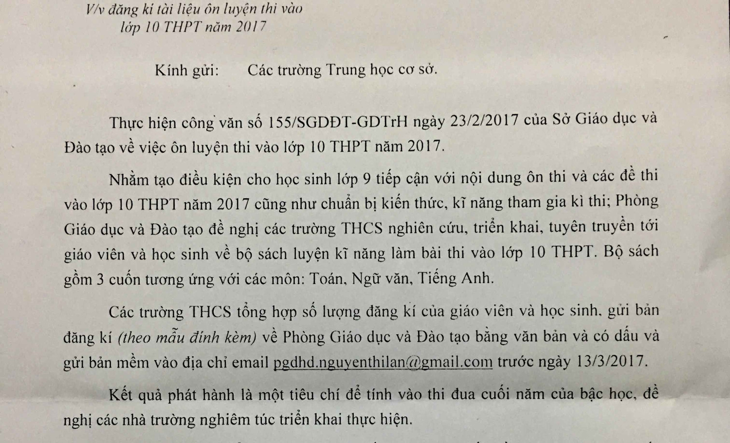 Văn bản của Phòng Giáo dục và Đào tạo Thành phố Hải Dương có nội dung phát hành sách kỹ năng là tiêu chí thi đua Văn bản của Phòng Giáo dục và Đào tạo Thành phố Hải Dương có nội dung phát hành sách kỹ năng là tiêu chí thi đua
