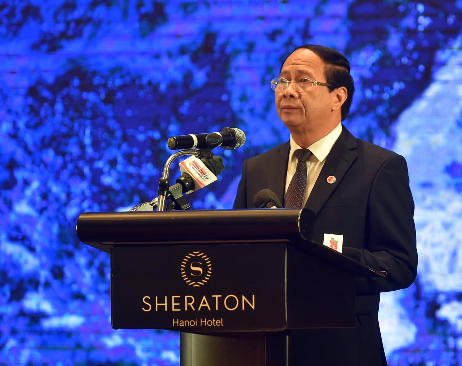 Phó Thủ tướng Lê Văn Thành: Chính phủ Việt Nam khẳng định luôn coi phòng, chống thiên tai là nhiệm vụ hàng đầu, thường xuyên, liên tục của cả hệ thống chính trị nhằm bảo vệ tính mạng, sức khỏe, đời sống và tài sản của nhân dân. Ảnh: VGP/Đức Tuân