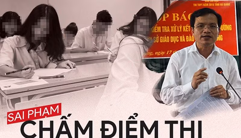 Gian lận điểm thi tại kỳ thi trung học phổ thông quốc gia năm 2018 rất nghiêm trọng (ảnh minh họa - nguồn báo Tổ quốc).