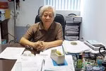 Thầy Phạm Tất Dong, Phó Chủ tịch Hội khuyến học Việt Nam (ảnh Thùy Linh).