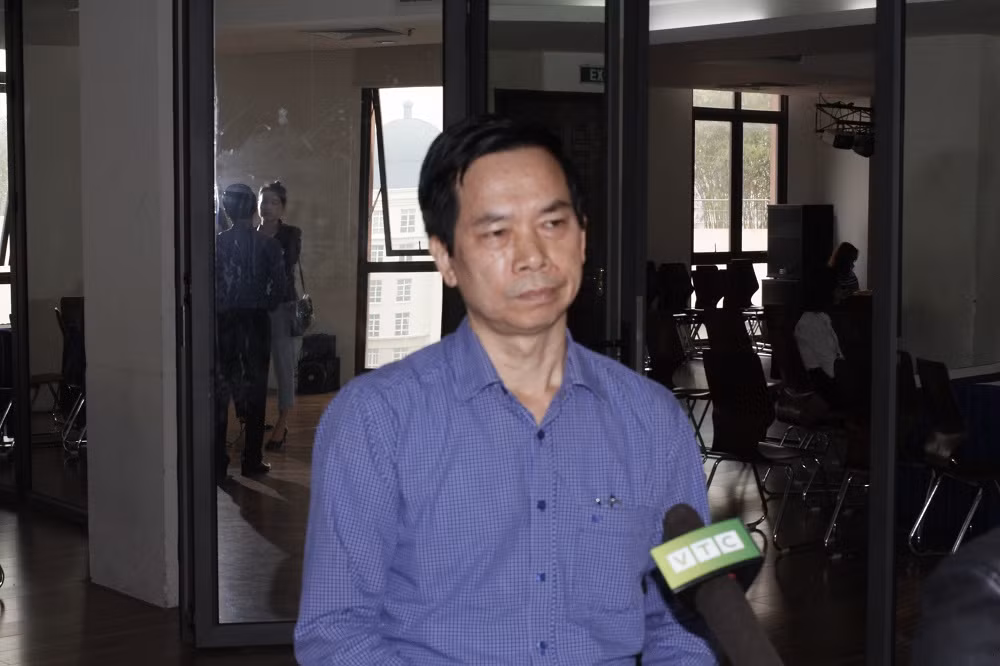 Ông Vũ Văn Dũng, Giám đốc Trung tâm tư vấn dịch vụ truyền thông của Cục trẻ em, Bộ Lao động, Thương Binh và Xã hội (ảnh Trinh Phúc).